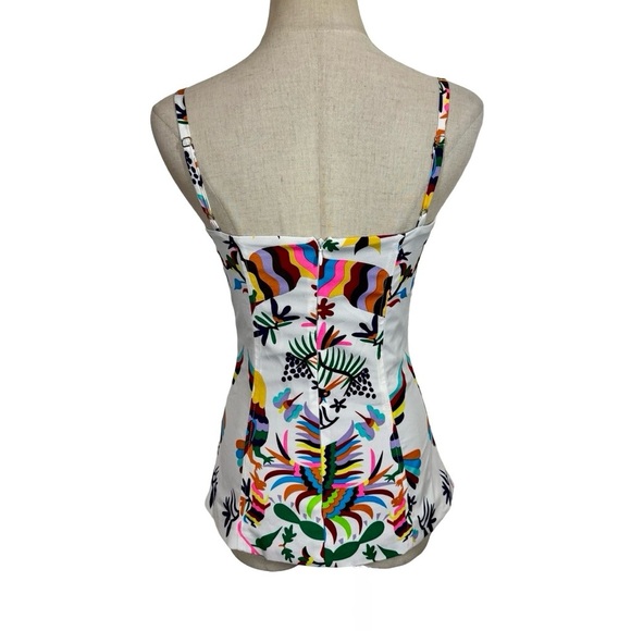 Mara Hoffman Techno Animals Otomi Bustier Top - Picture 5 of 7